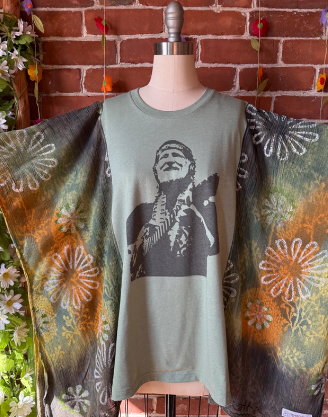 Willie Nelson Mixed T-shirt