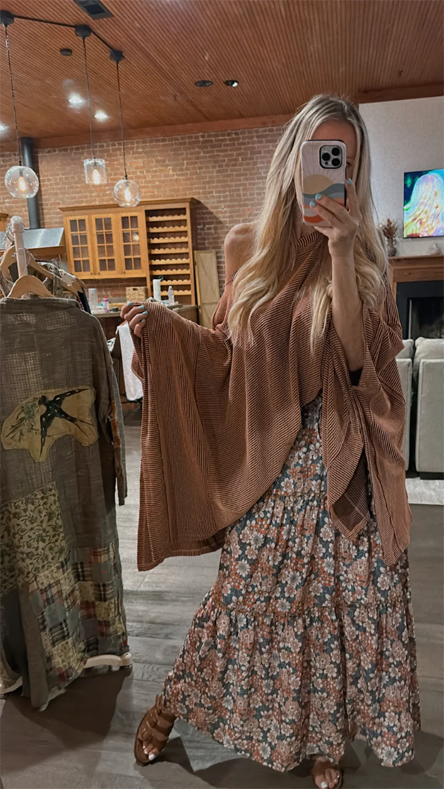 Daisy Rain Maxi Skirt