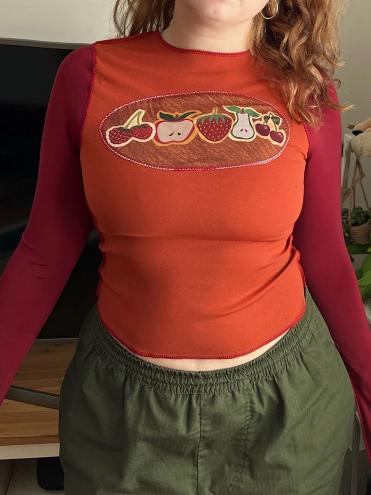 Fruit basket long sleeve