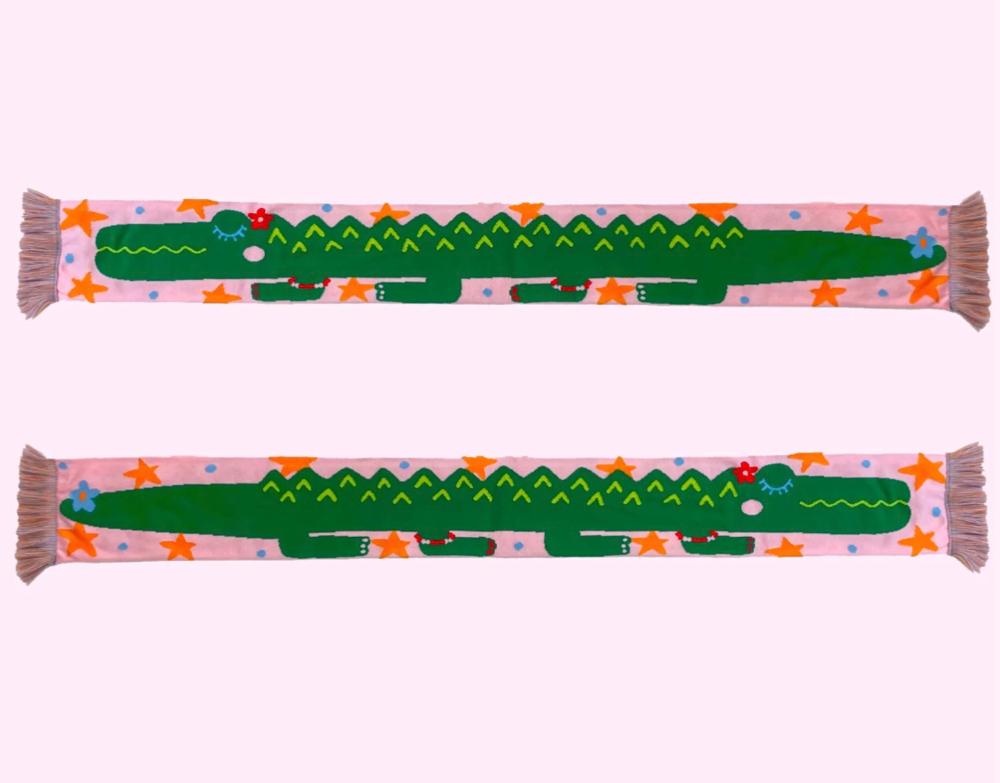 Crocodile scarf
