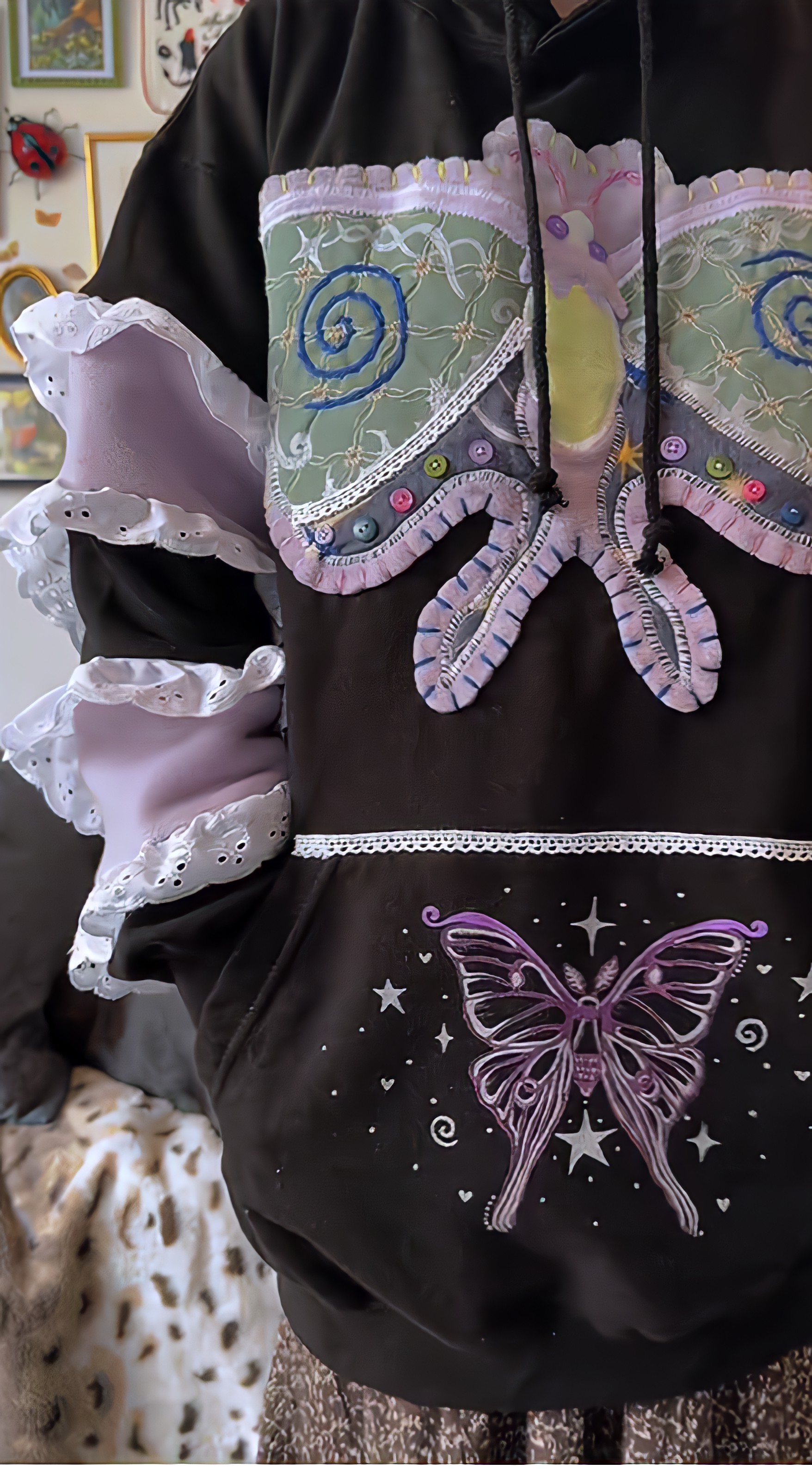 patchwork sweatshirt