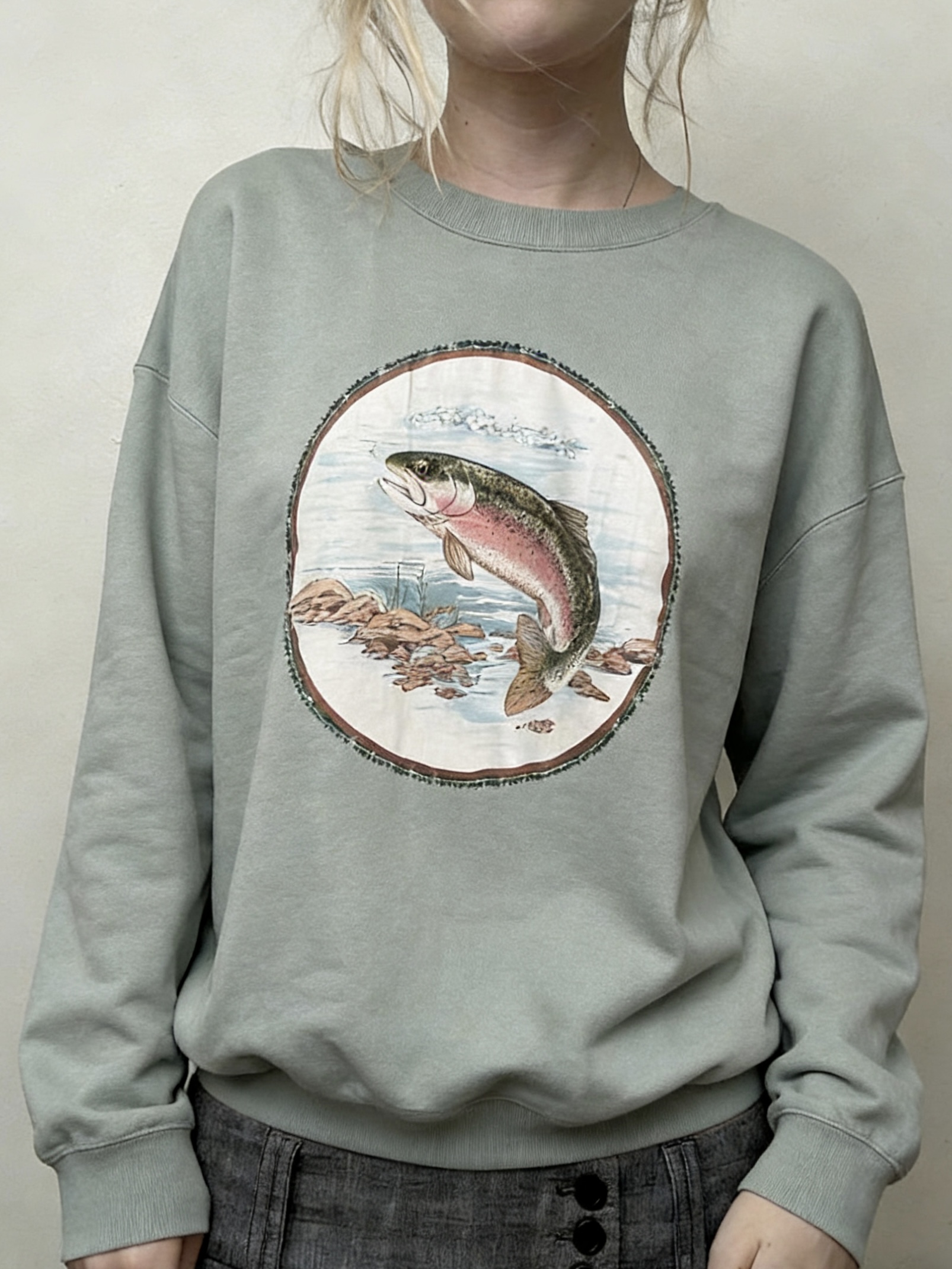 Rainbow Trout Crew Neck Shirt