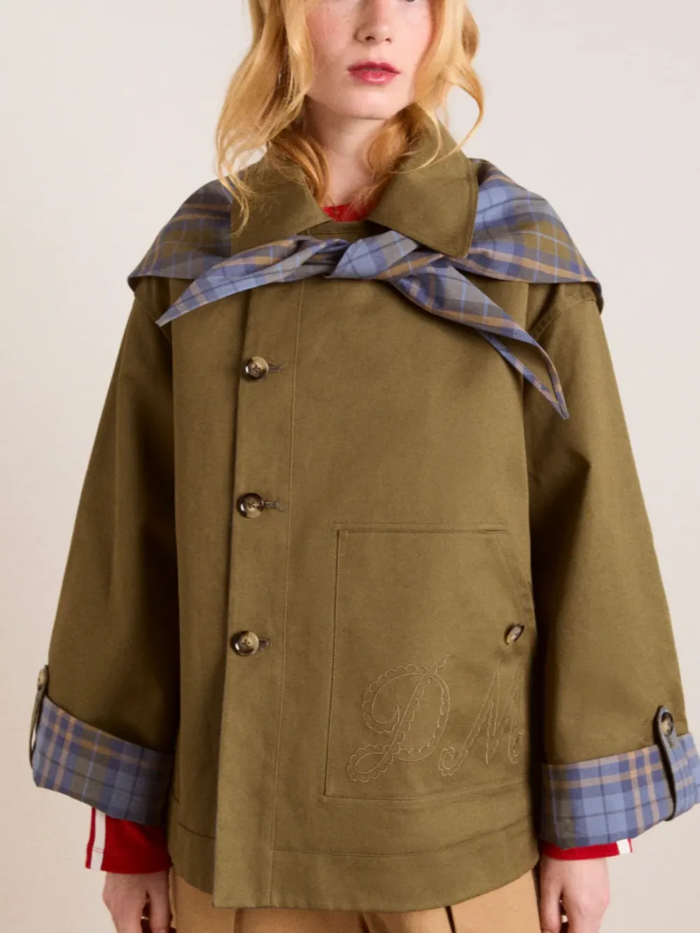 jerry crop trench coat