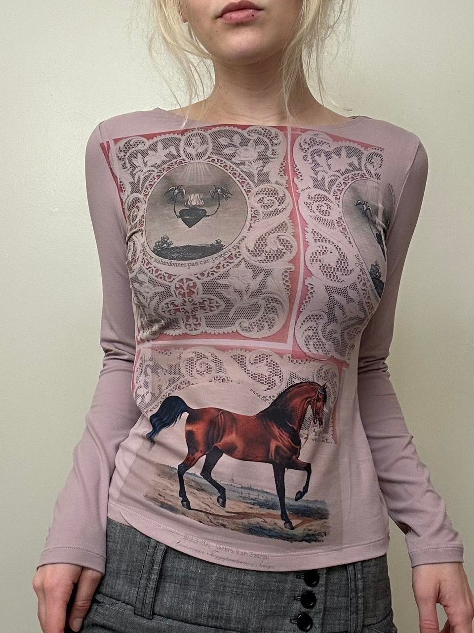 Women's Pink and Purple Blouse