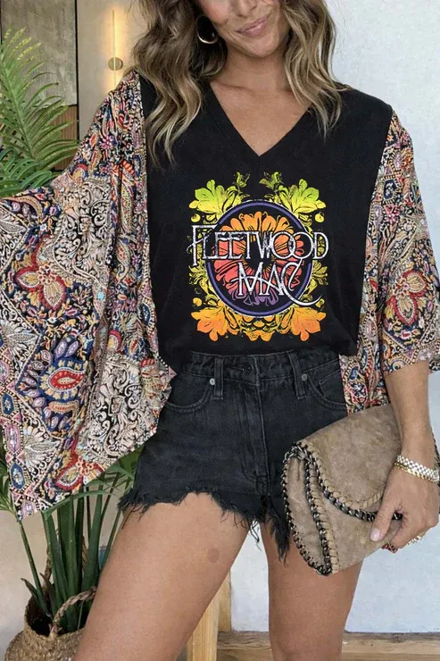 Fleetwood Mac V-neck Tee