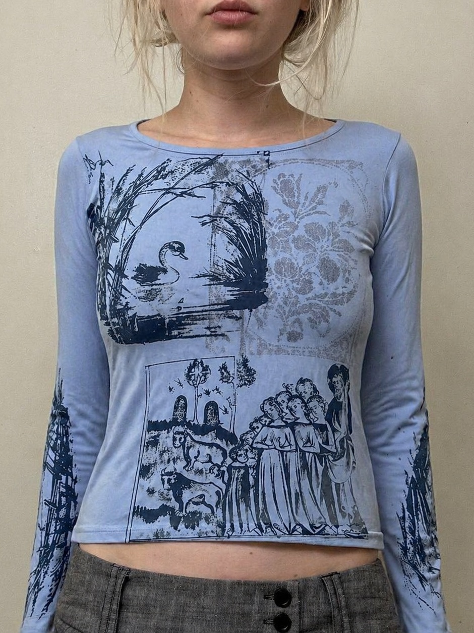 Women's Blue Blouse