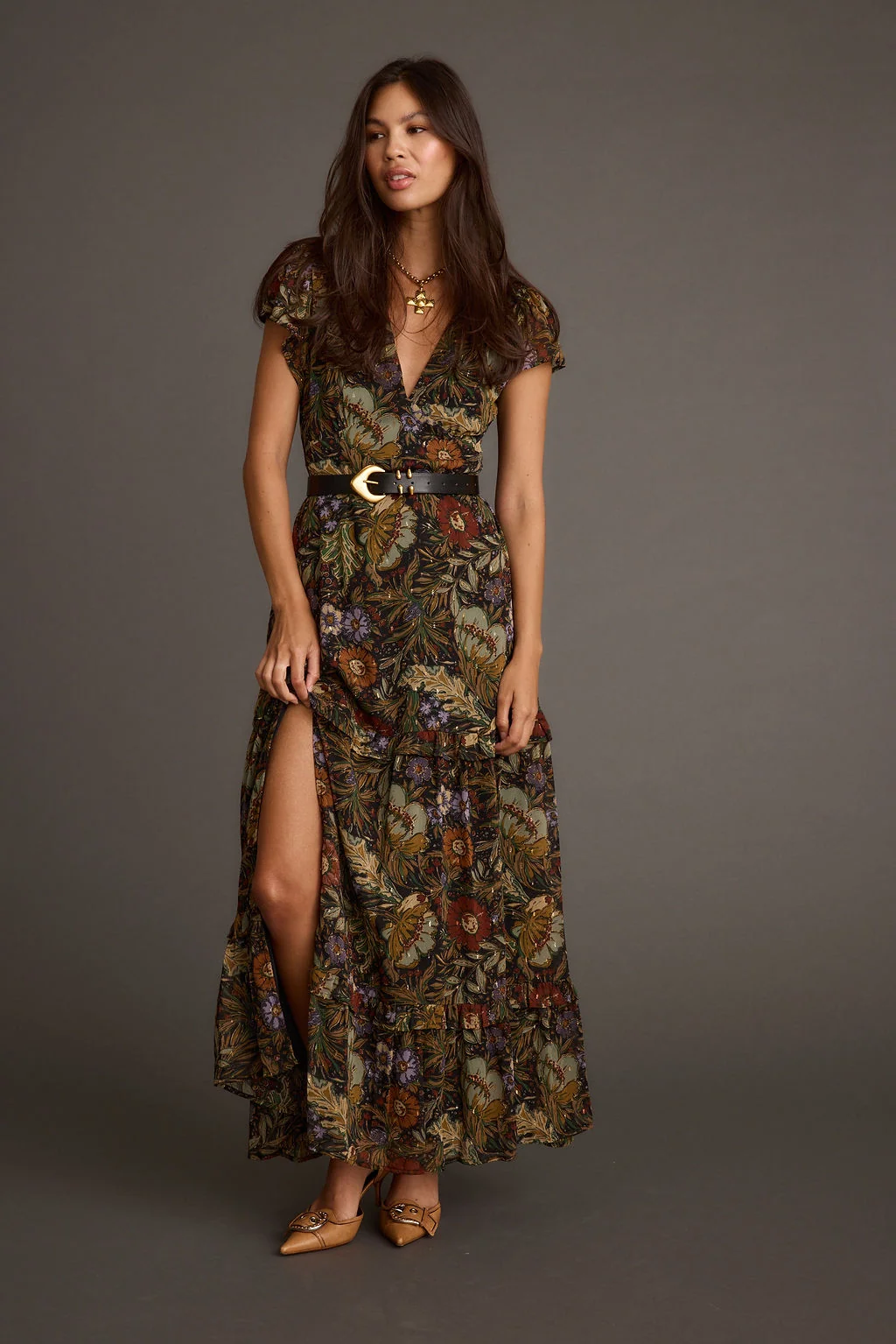 Floral Paisley Maxi Dress