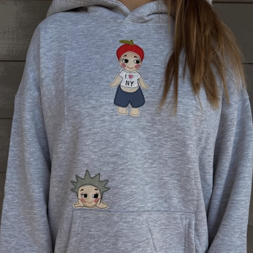 NYC Skyline Cartoon Hoodie