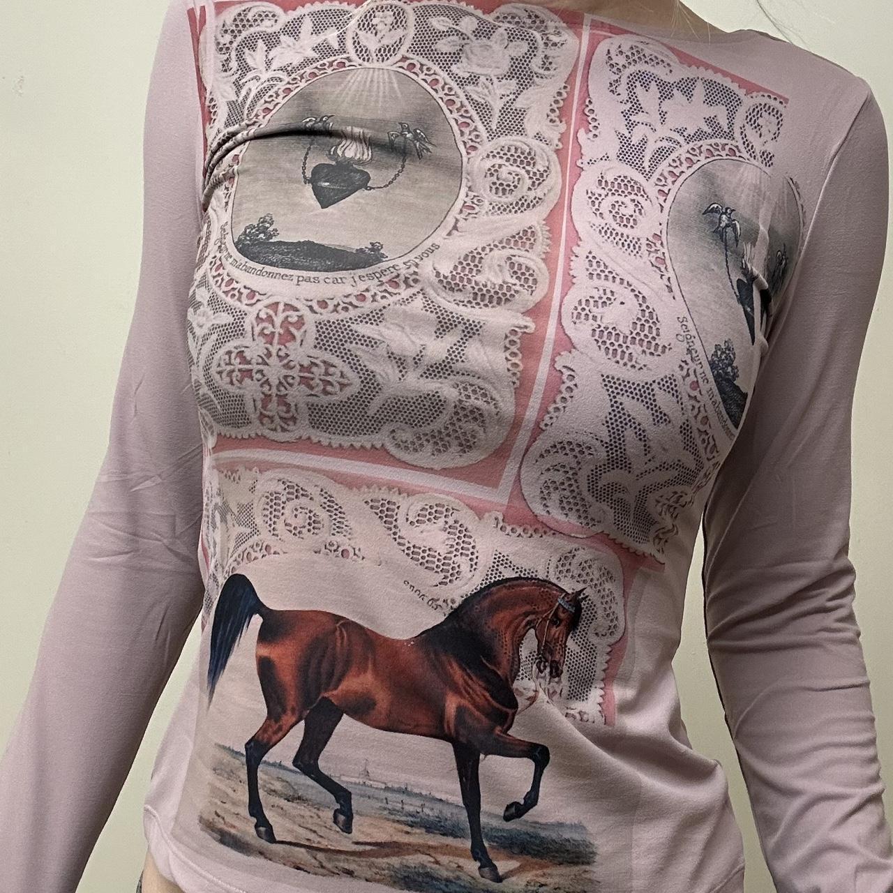 Women's Pink and Purple Blouse