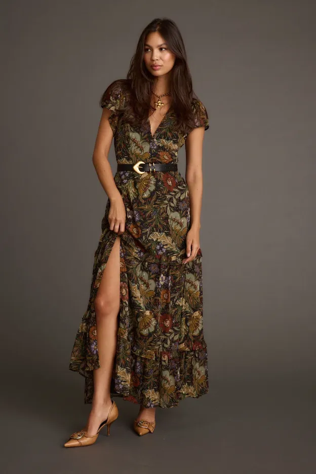Floral Paisley Maxi Dress