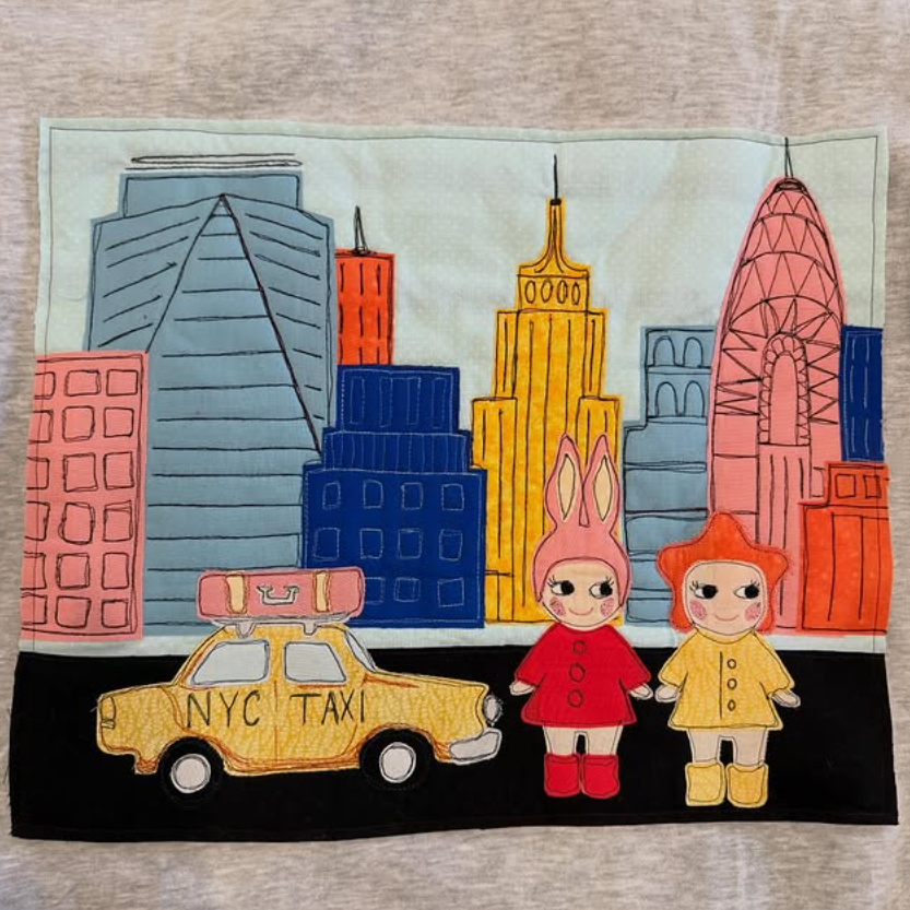 NYC Skyline Cartoon Hoodie