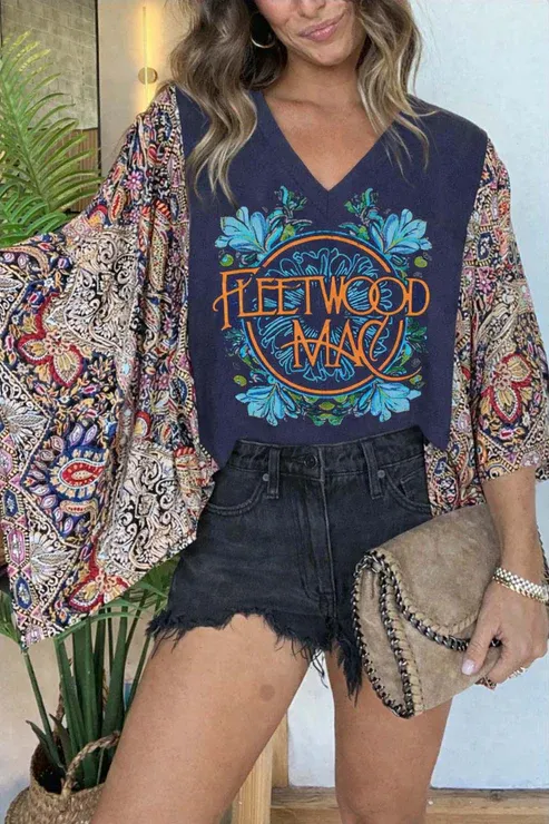 Fleetwood Mac V-neck Tee