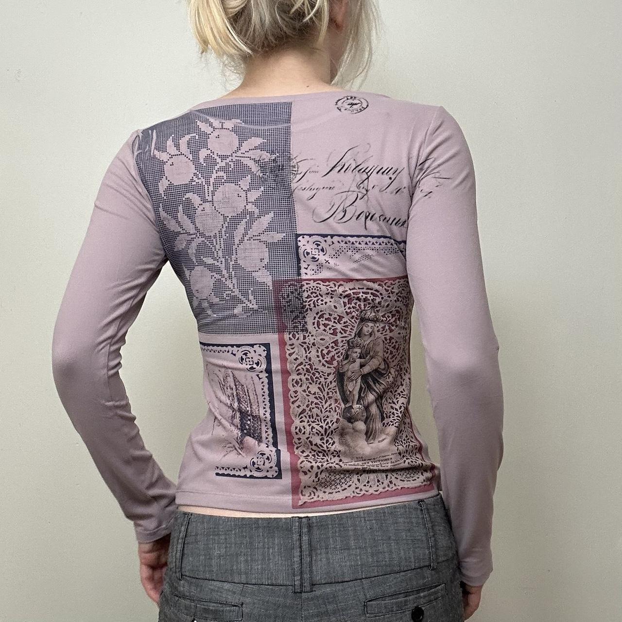 Women's Pink and Purple Blouse