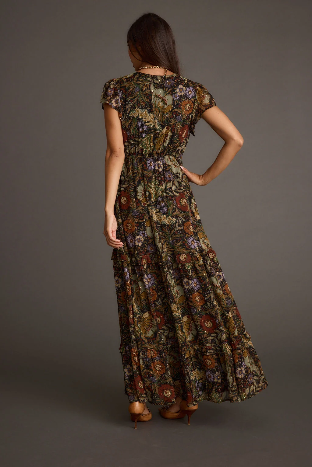 Floral Paisley Maxi Dress