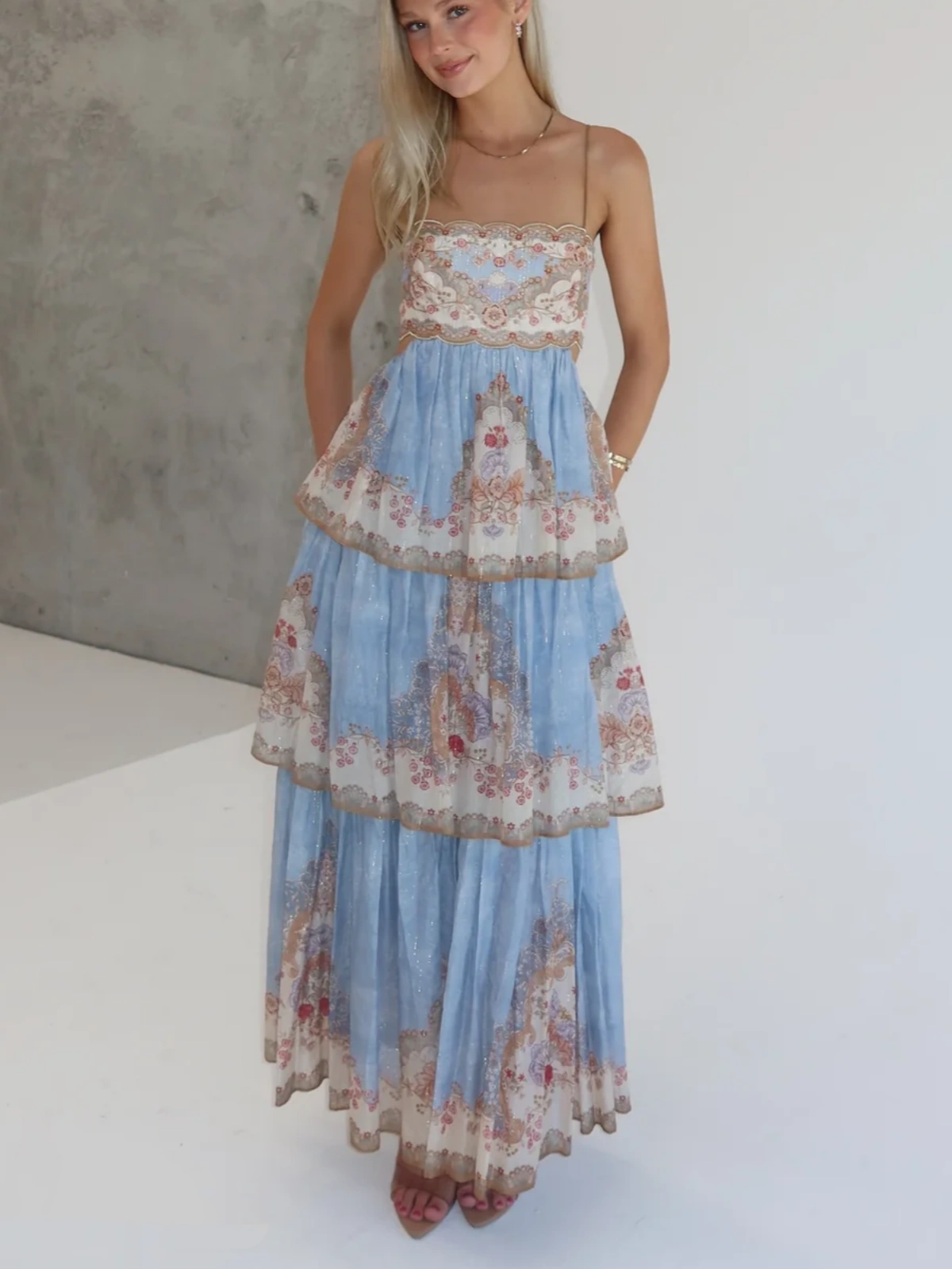 Daylight Tiered Maxi Dress