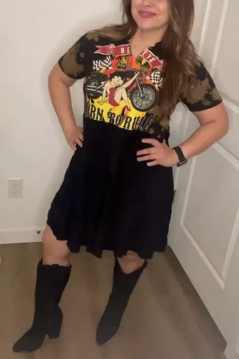 Betty Boop Recycled Dress