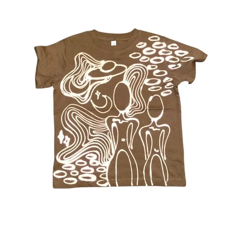 Celestial dancing baby tee