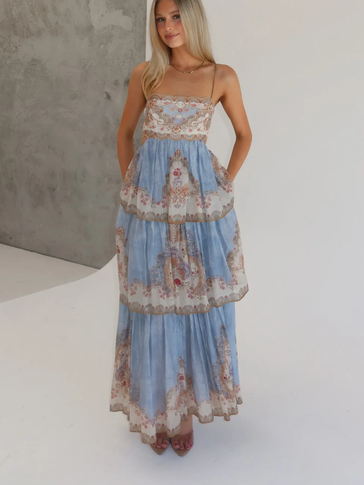 Daylight Tiered Maxi Dress