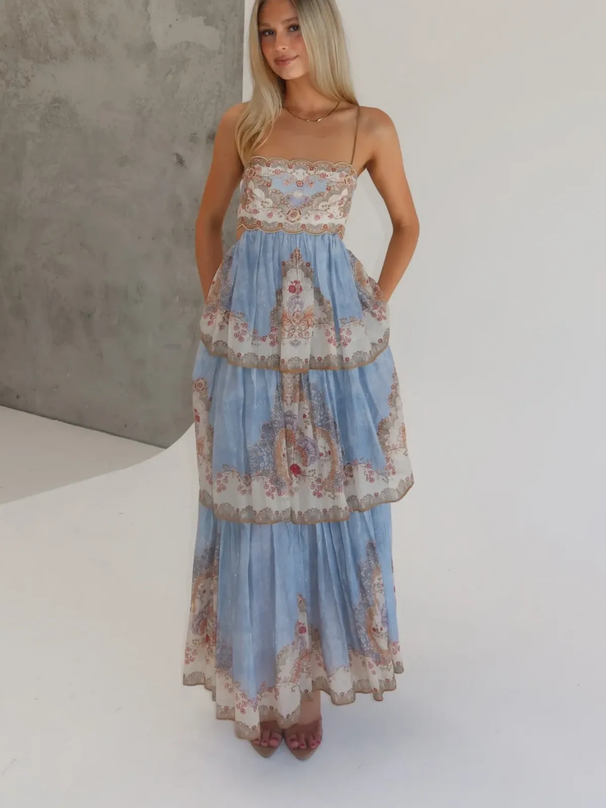Daylight Tiered Maxi Dress