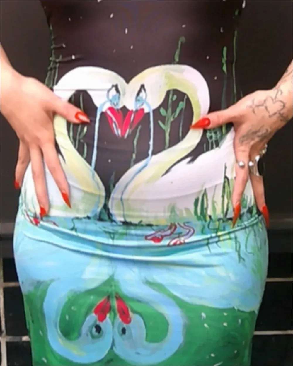 SWAN DRESS
