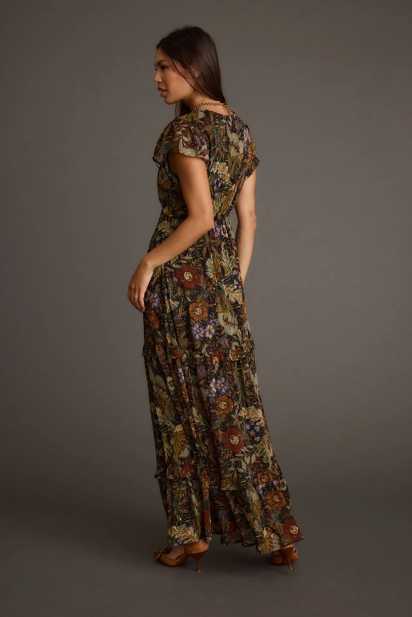 Floral Paisley Maxi Dress
