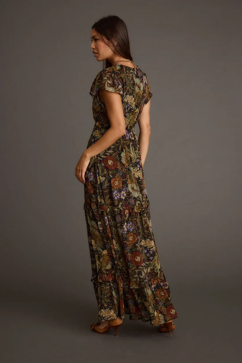 Floral Paisley Maxi Dress