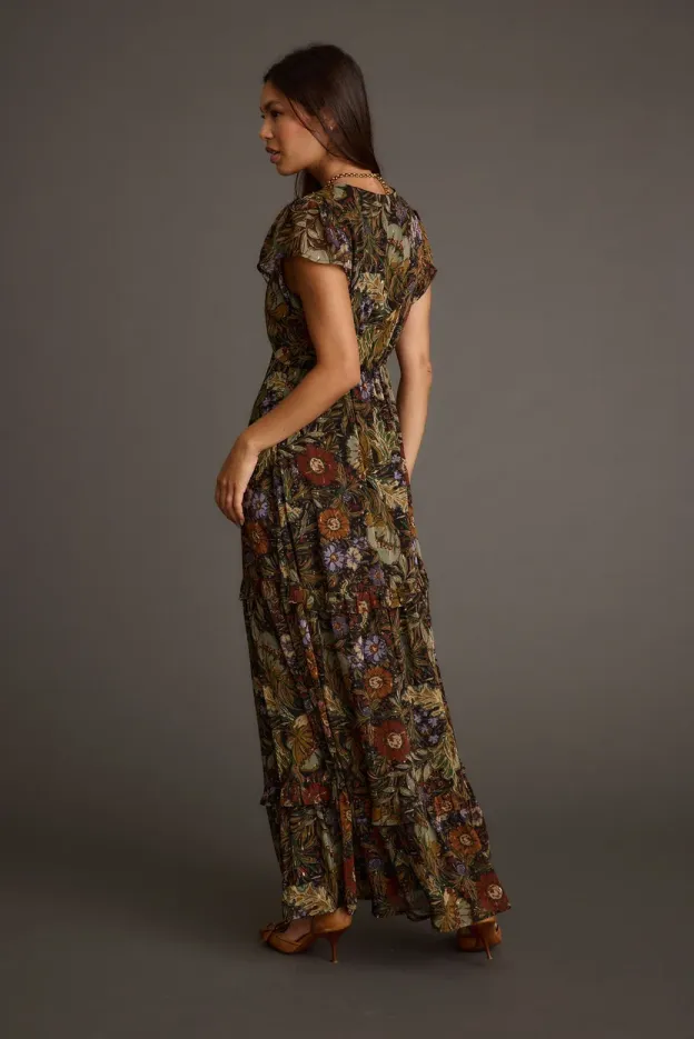 Floral Paisley Maxi Dress