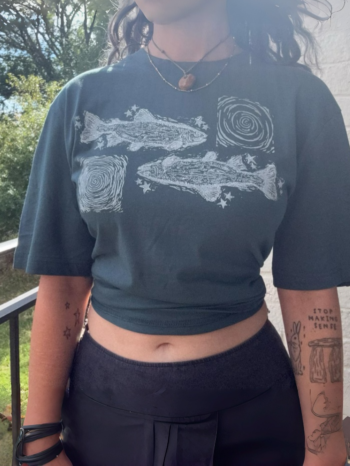 handprinted the portal top