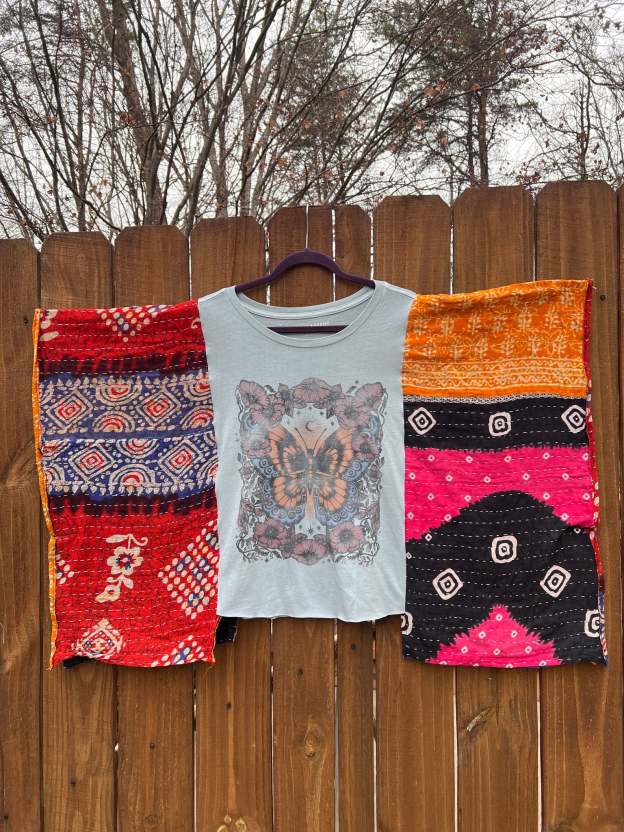 butterfly blue Mix & Match Tee