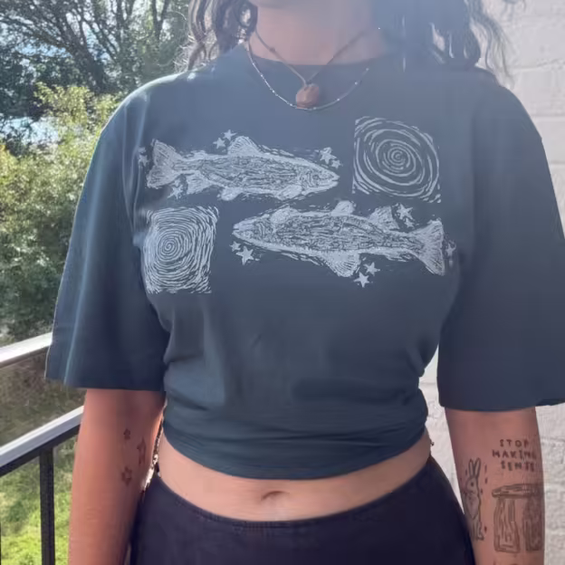 handprinted the portal top