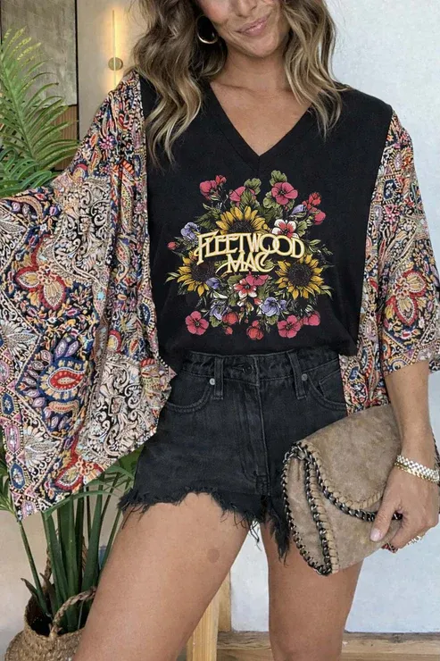 Fleetwood Mac V-neck Tee