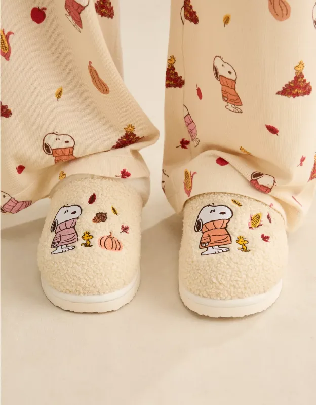 Luxe Plush Snoopy Long Sleeve + Pant PJ Set