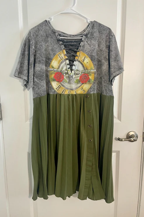 Guns N Roses Recycled Dress