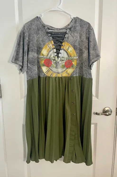 Guns N Roses Recycled Dress