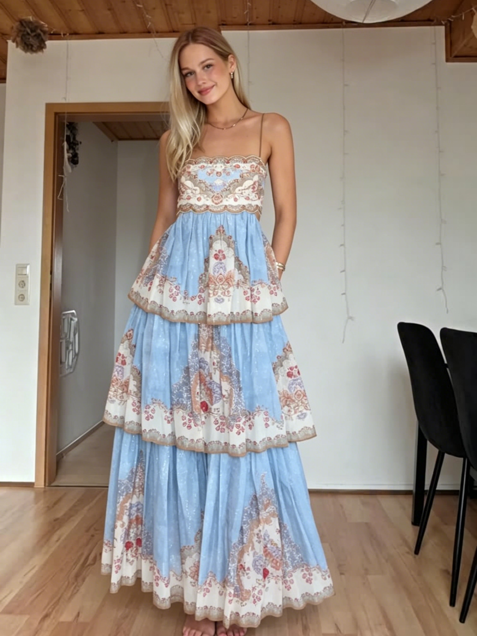 Daylight Tiered Maxi Dress