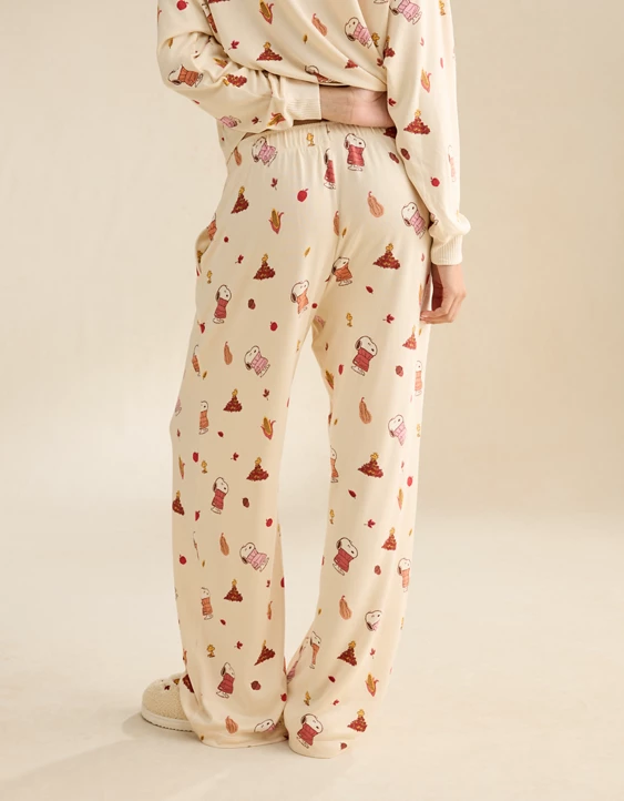 Luxe Plush Snoopy Long Sleeve + Pant PJ Set