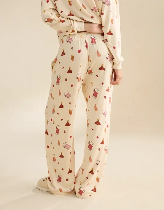 Luxe Plush Snoopy Long Sleeve + Pant PJ Set