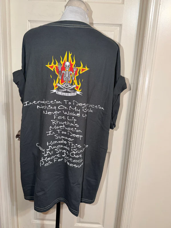 Sum 41 Double Sided Oversized Distressed Tee