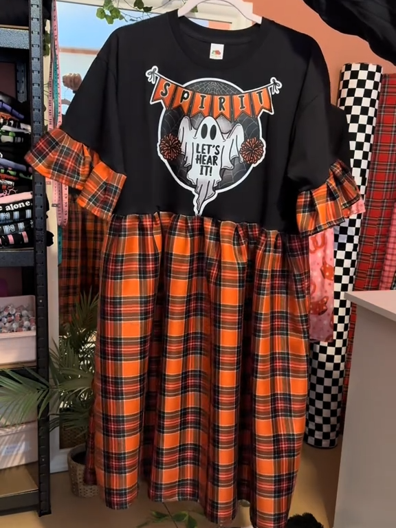 Halloween Patchwork Dress