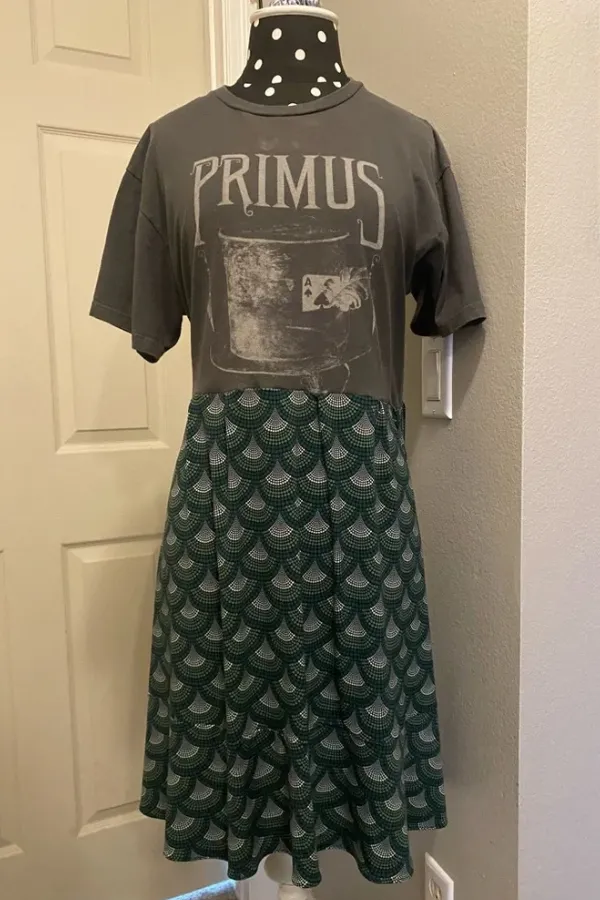 Primus Edition Band Geometric Midi Dress