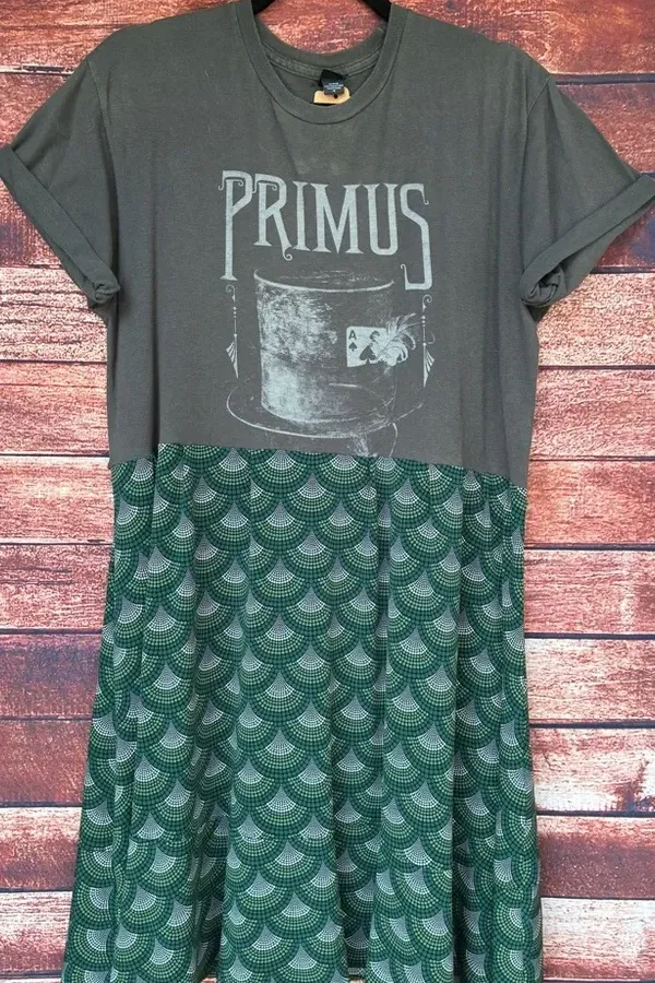 Primus Edition Band Geometric Midi Dress