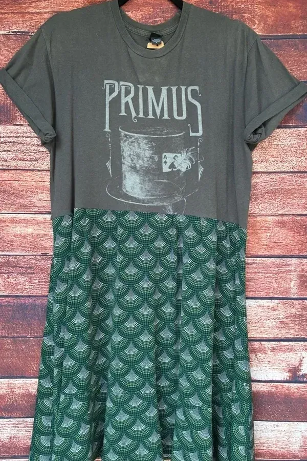 Primus Edition Band Geometric Midi Dress