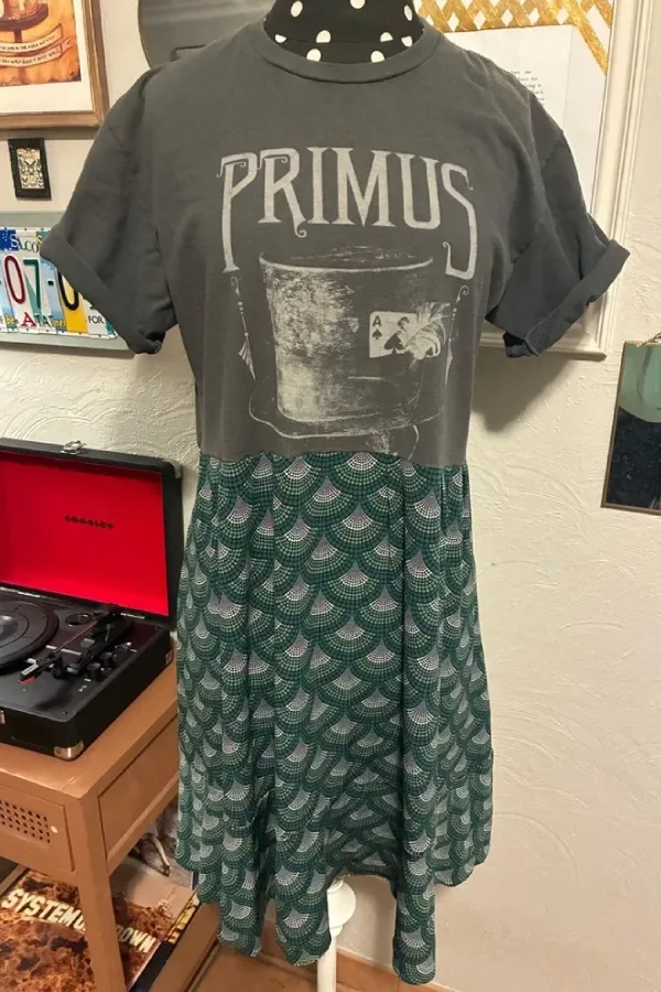 Primus Edition Band Geometric Midi Dress
