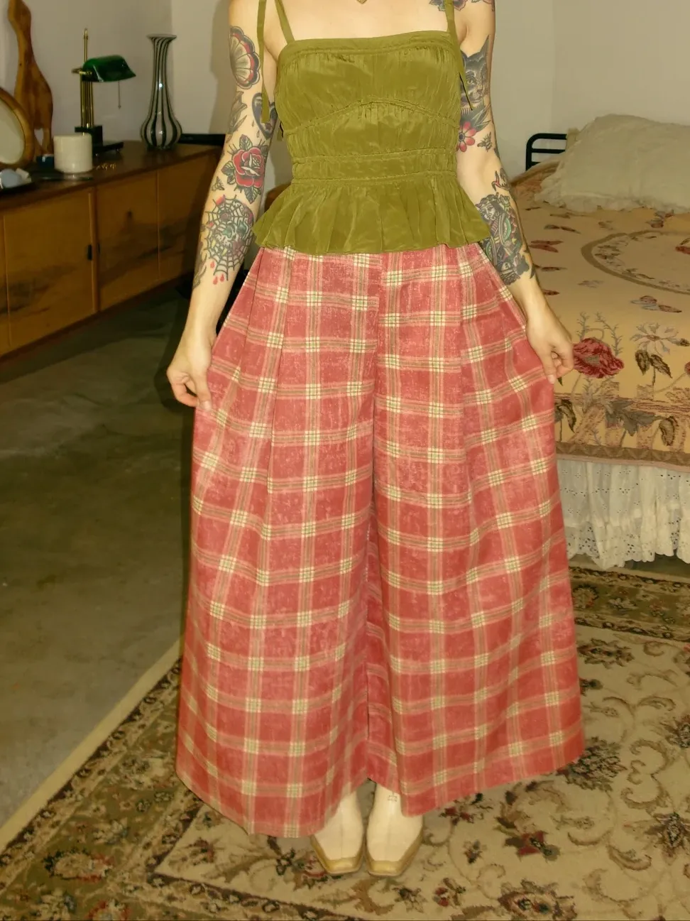 Plaid Pillow Pants