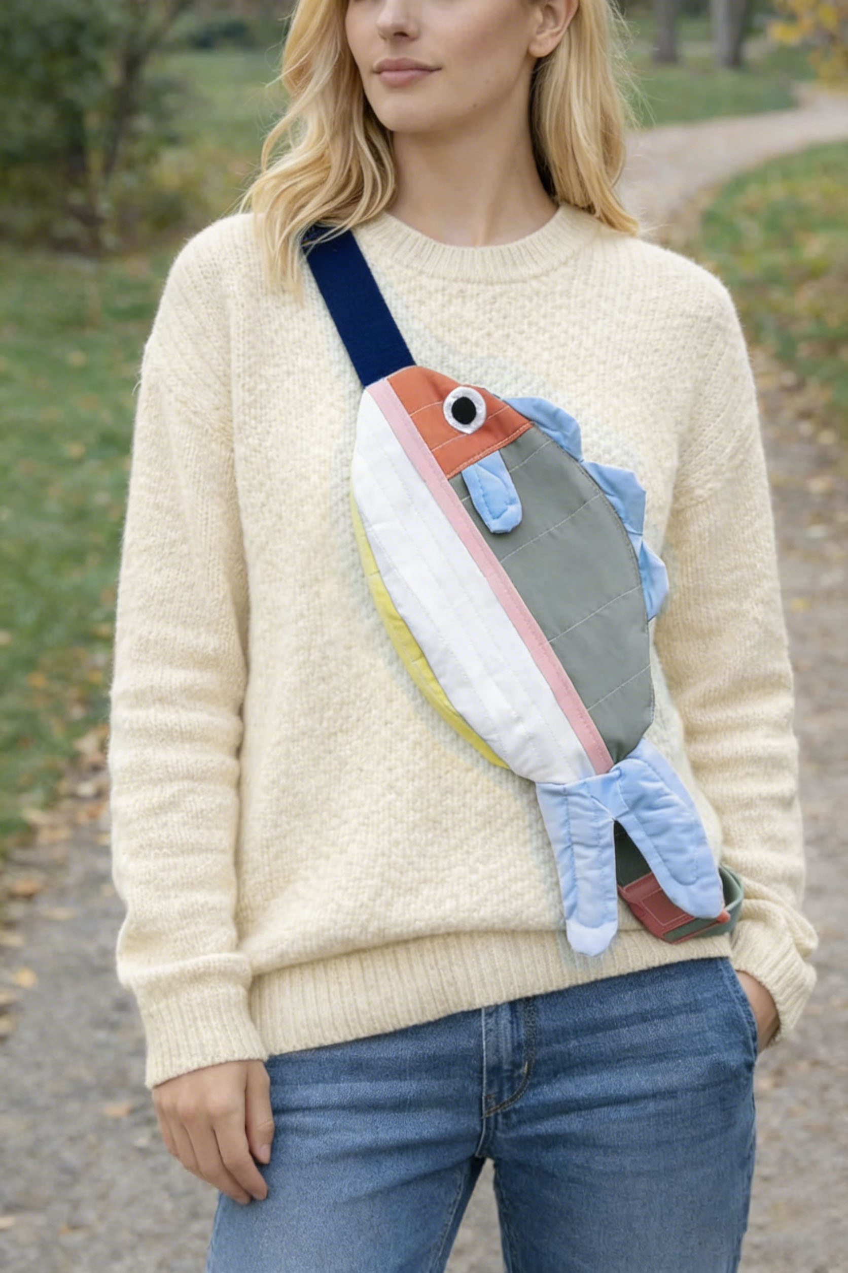 Swim Along Crossbody Fish Bag