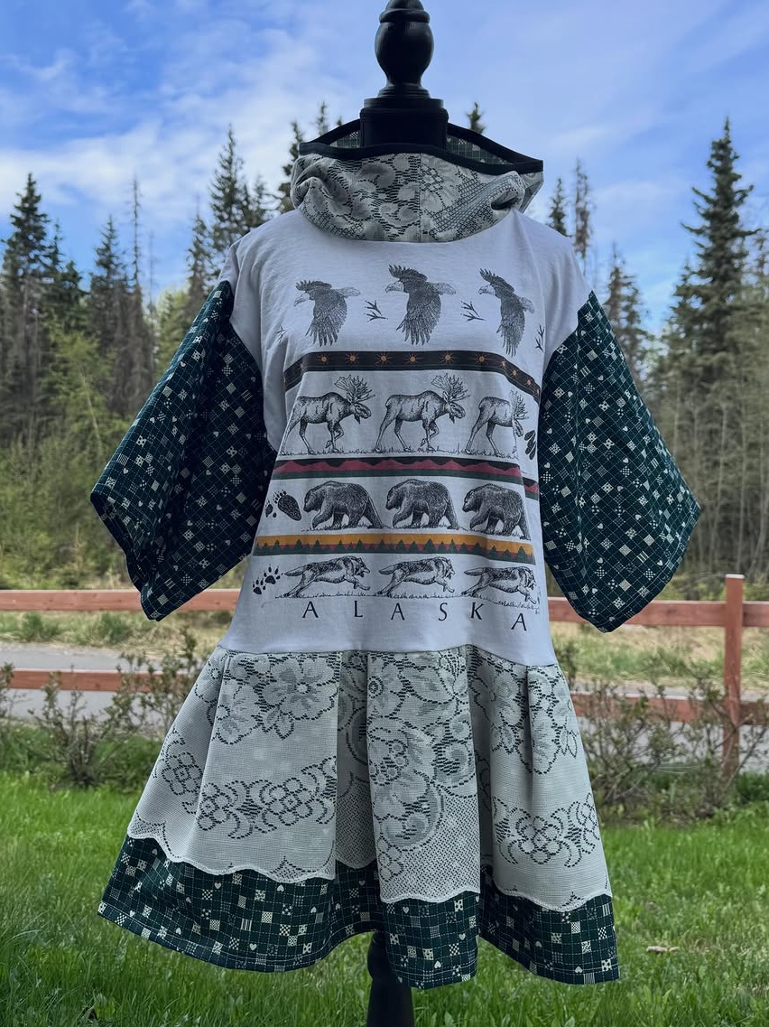 Floral Print Long Sleeve Peplum Tunic Top