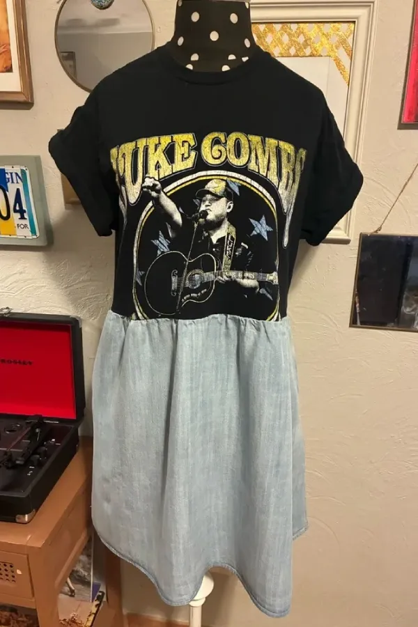 Luke Combs Edition Band Midi Dress