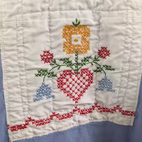 Crossstitch Heart Tee