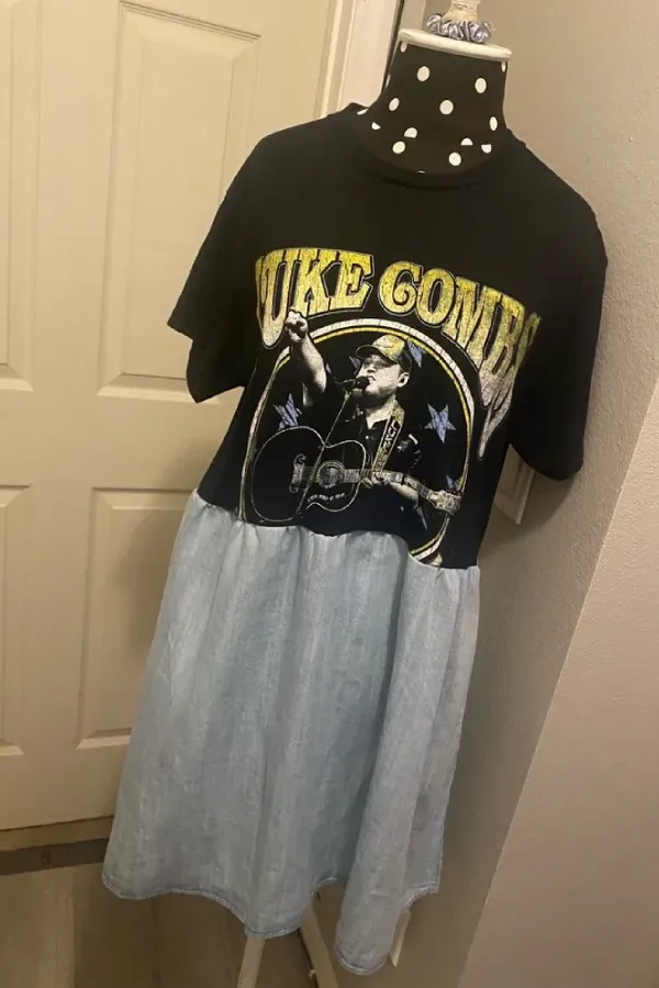 Luke Combs Edition Band Midi Dress