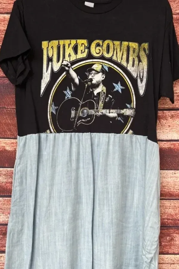 Luke Combs Edition Band Midi Dress